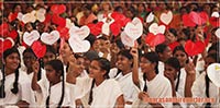 Программа в исполнении учащихся школы Ишвараммы